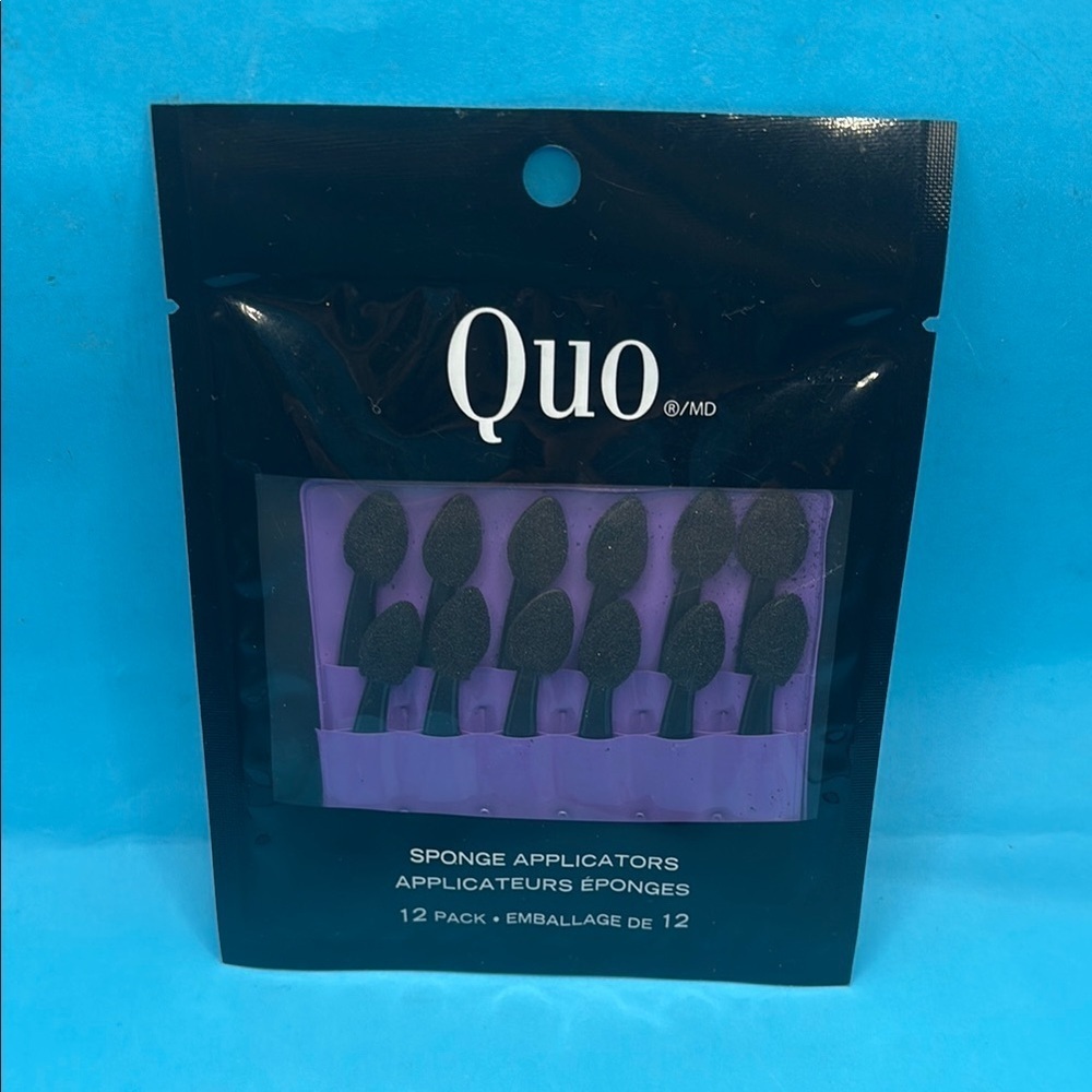 Free with any purchase- must add to bundle Black Sponge Applicators - 12 Pack